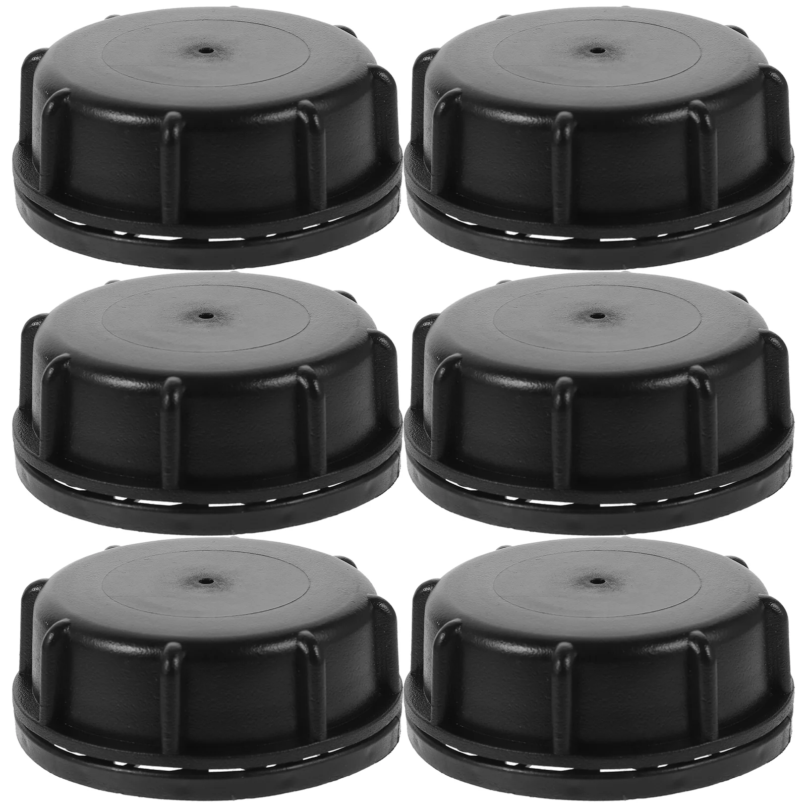 

6 Pcs Stacking Bucket Lid Gasoline Can Caps Coarse Thread Solid Breathable Cover Replacement Accessories