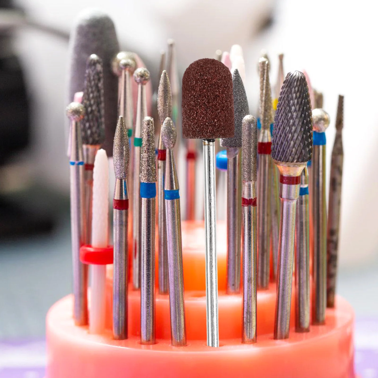 

1Set Nail Drill Grinding Heads Manicure Polishing Bits Replacement Nail Art Sanding Bits Professional Manicure Tools for Home