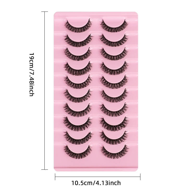 60% rabatu 10 par wielowarstwowe rosyjskie rolki D Curl wodoodporne krzyżowe przesadzenie pełne paski rzęsy z możliwością dostosowania