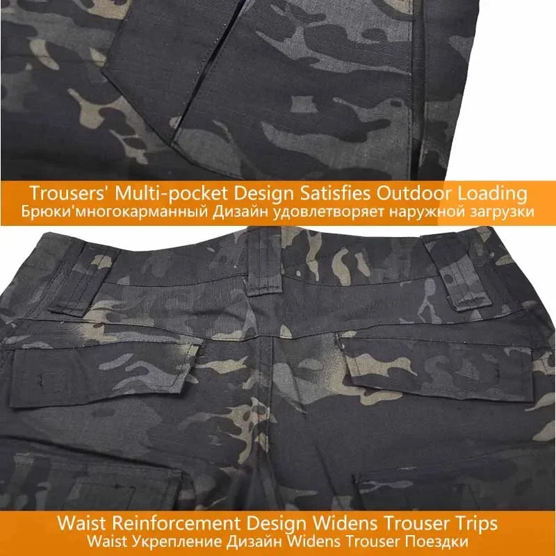 Tactical Suits Outdoor Uniform Hunting Shirts Cargo Pants Trainning Airsoft Paintball Clothes Sets Men Clothing Force