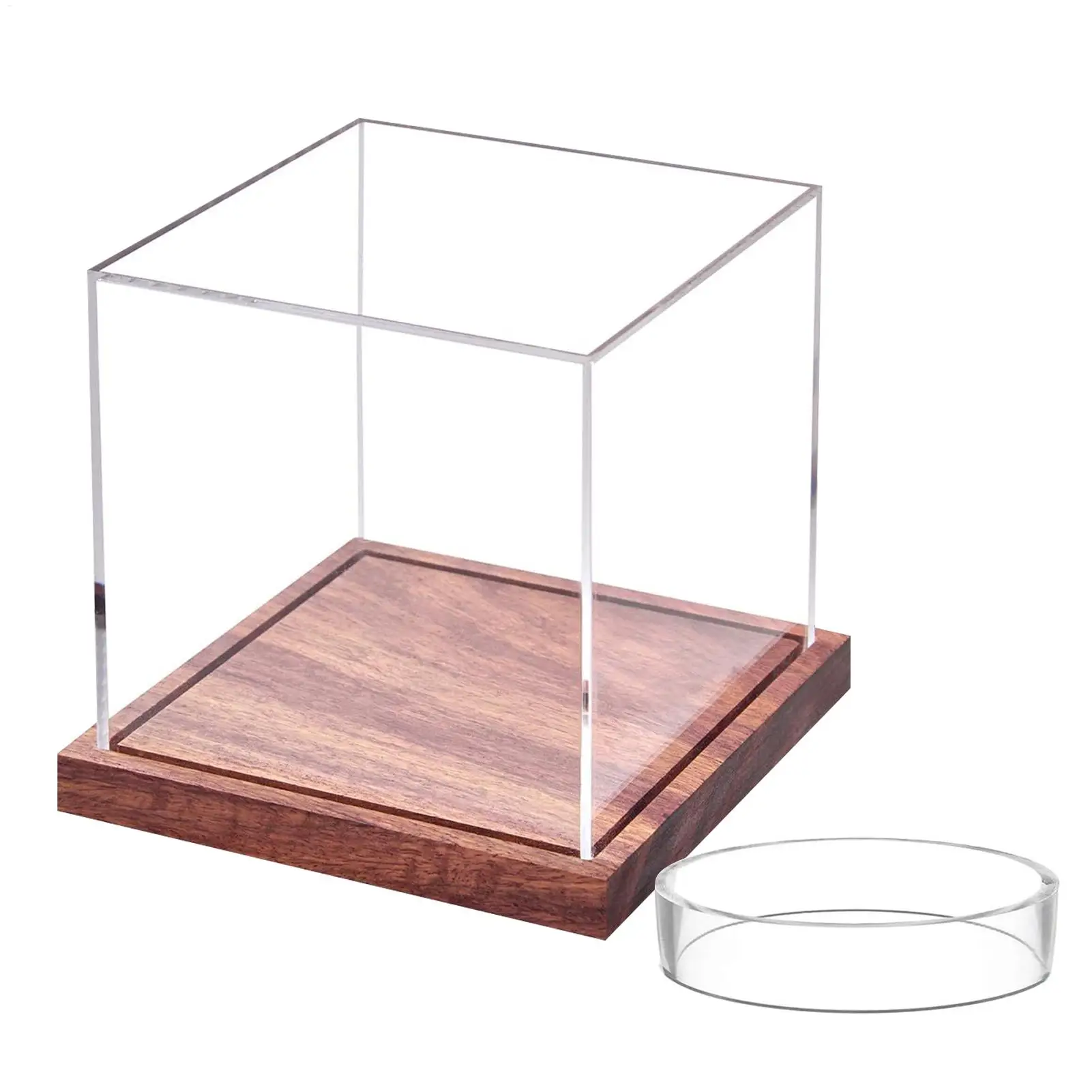 Quality Acrylic Baseball Display Case Transparent Dustproof Baseball Box Scratch Resistant Team Sports Baseball Holder
