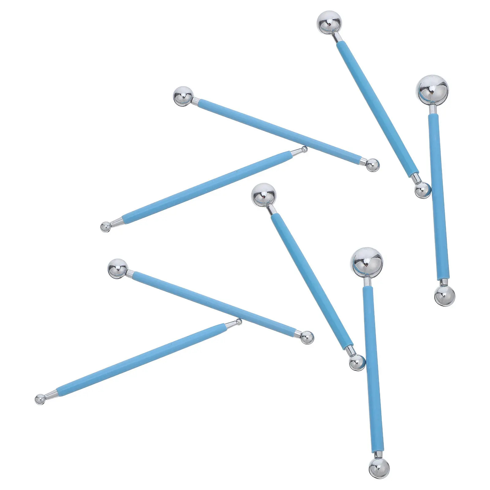 8Pcs Pottery Double Ended Ball Stylus Clay Modeling Tool for Mandalas Embossing Rock Painting Polymer Dotting Dot Painting Tool