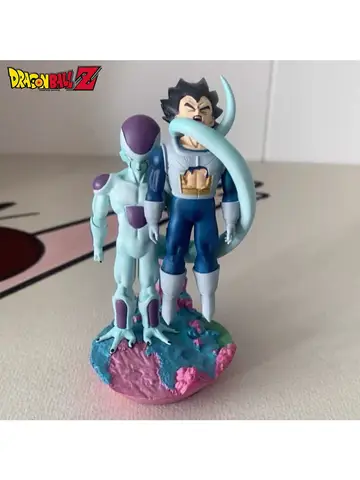 9.5cm/3.74in Anime Dragon Ball Figure Frieza and Vegeta Action Figures Pvc Statue Desktop Ornamen Collection Model Toys Gifts