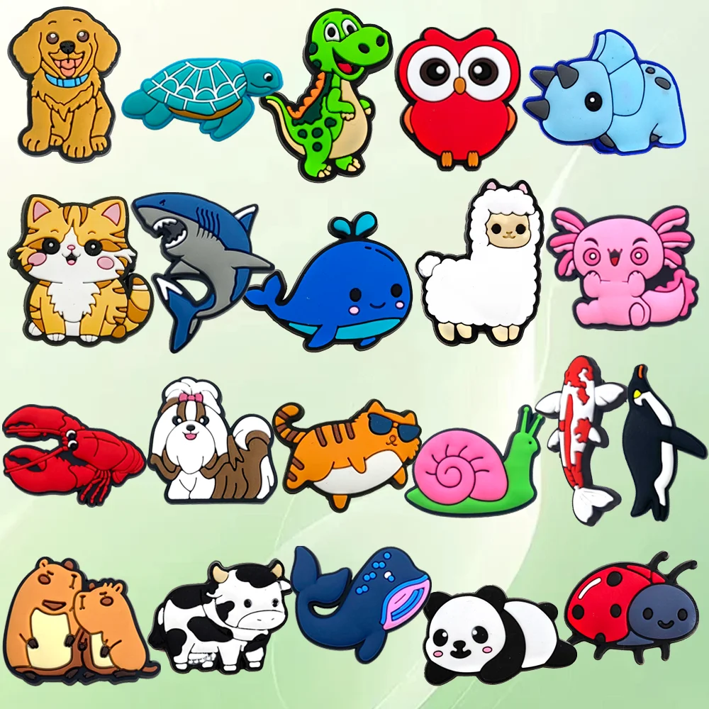 Hot Sales New Arrivals Cats and dogs Shoe Charms Pin For Shoe Accessories Fish Shoe Decoration Kids Adult Christmas Party Gift