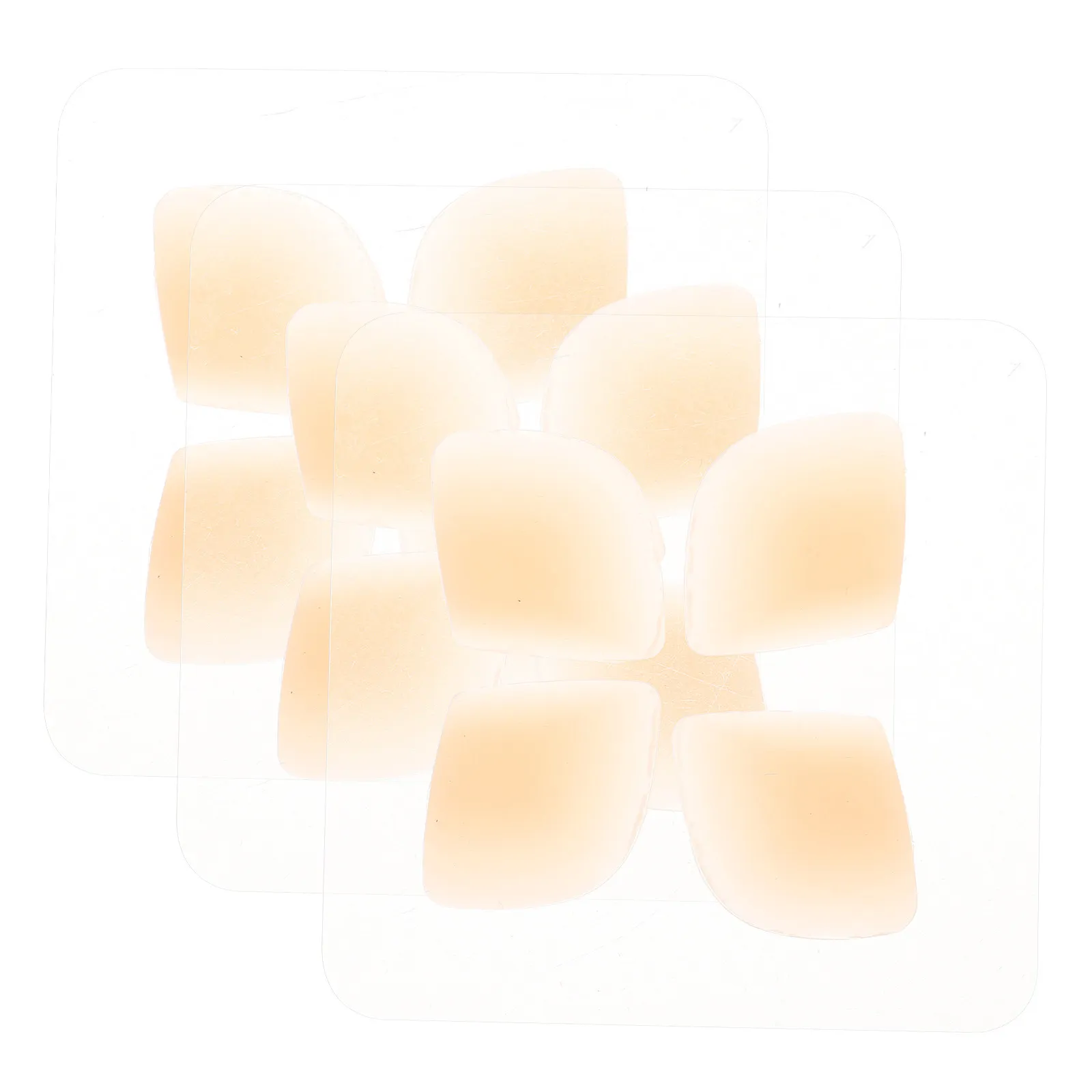 

12Pcs Invisible Transparent Silicone Elf Ear Correction Patches Ear Support Stickers for Symmetrical Ears Face Contour