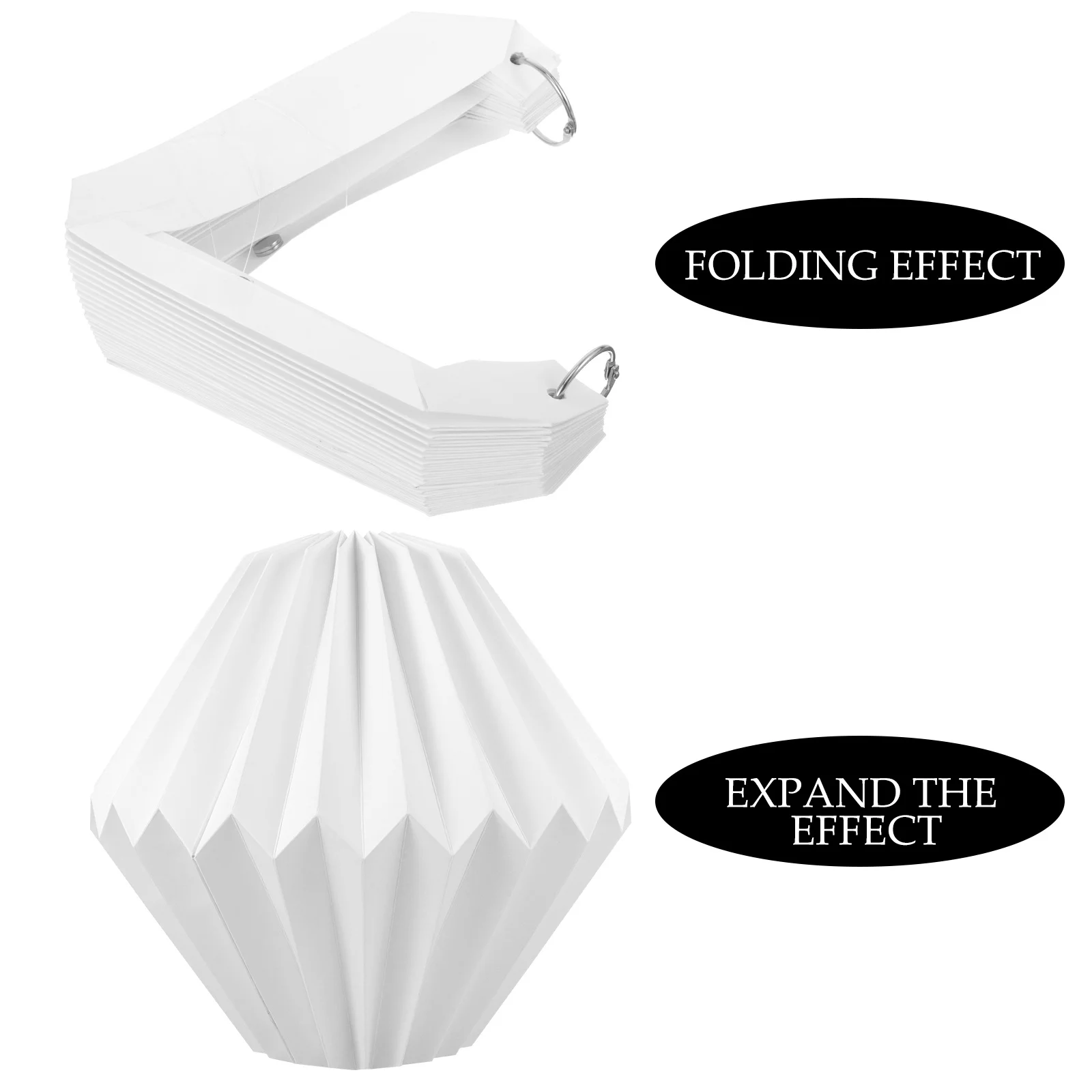 

Creative Foldable Lantern Simple Style Lamp Cover For Bedroom Living Room Dining Room Pleated Paper Lampshade Home Use