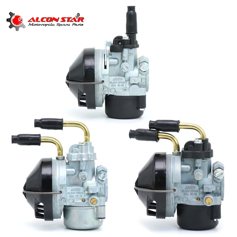 Alconstar Carburador Dellorto SHA 15/15C Cabo de partida para motocicleta ciclomotor R2045 R2043