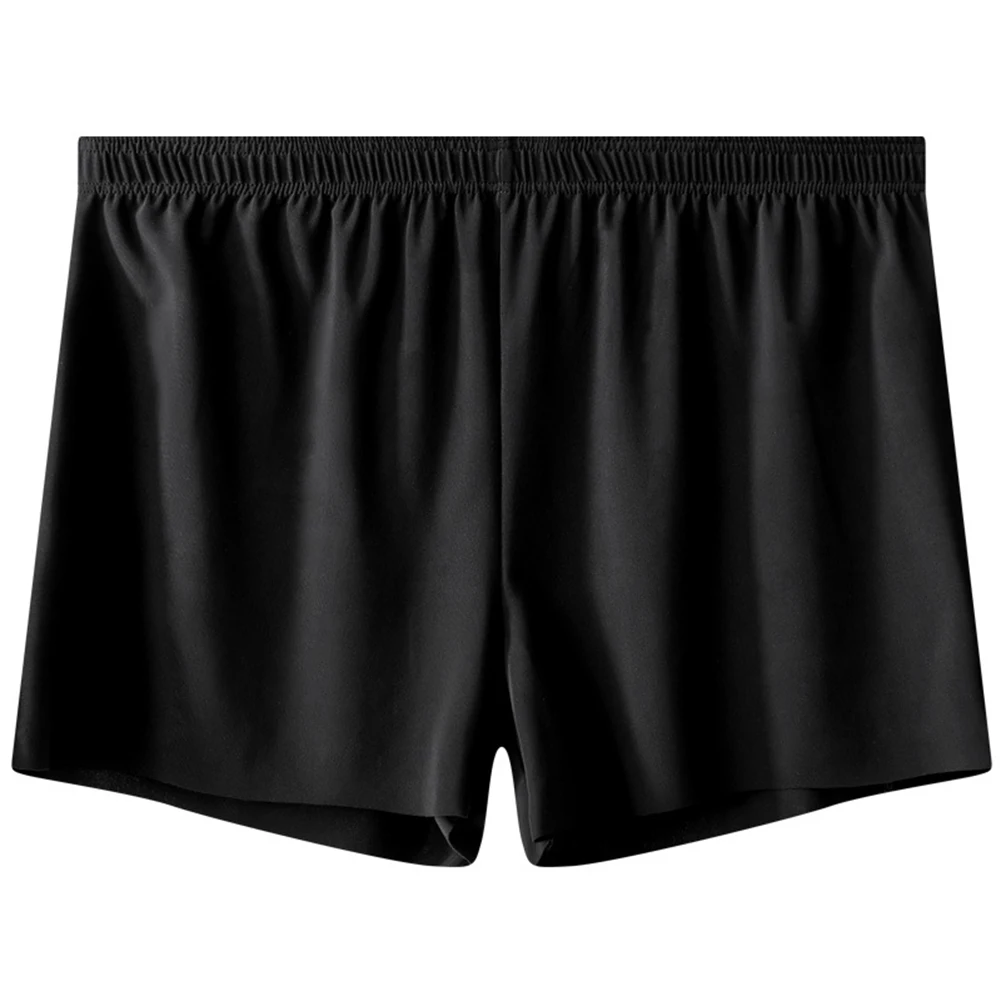 

Pouch Underpants Breathable Trunks For Gym Activities Khaki Comfortable Men's Boxershorts Classic Theme Elastic Waistband