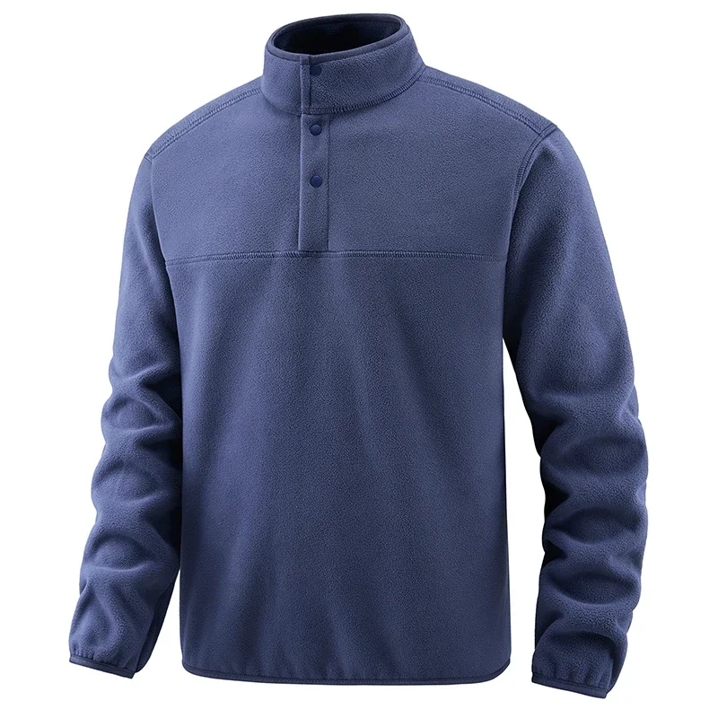 

Man Fleece Tactical Jacket Men Outdoor Windproof Thickened Pocket Sweatshirts High Collar Windproof Ski Sweatshirt Coat Men