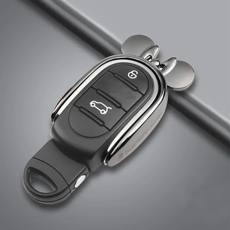 For Mini Cooper Accessorie Key Cover Keycase Key Chain For Mini Cooper F55 For Mini F56 F57 F54 F60 Alloy Material Car Key Cover image 3