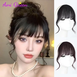 AS Bang Wig Patch Celebrity Natural Invisible Forehead French Bangs Top Wig Patch