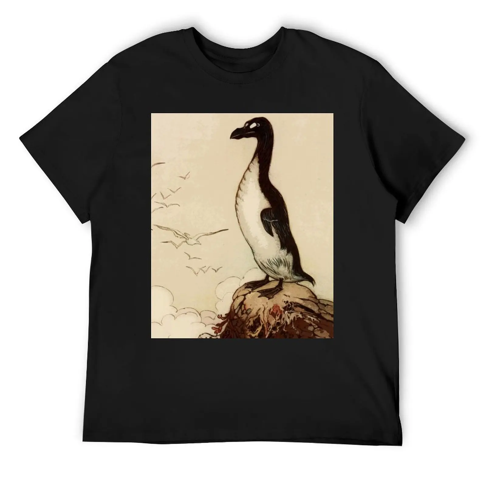 

Large Seabird illustration T-Shirt tops graphic shirts sports fans shirts graphic tees clothing for men