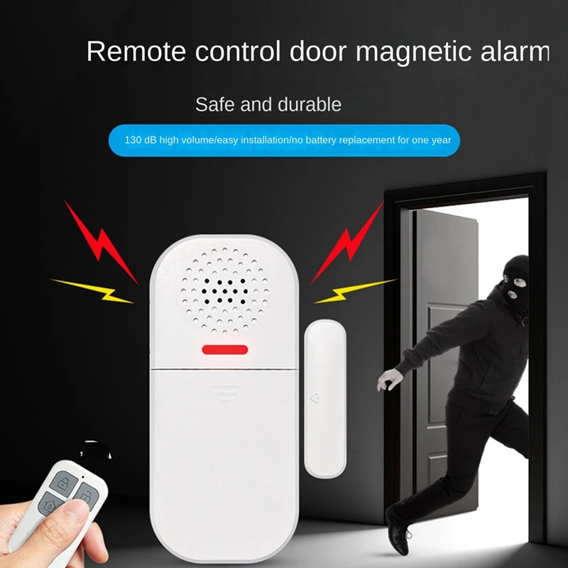 Tuya Wireless Burglar Alarm Door And Window Alarm Remote Control Operation For Home Door Window Dual Remote