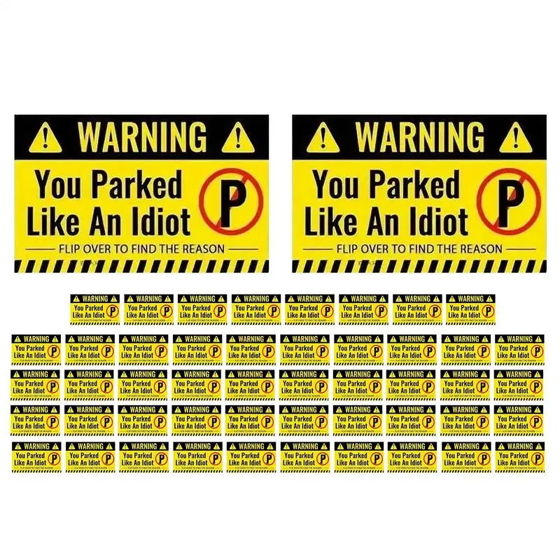 

Parking Cards For Bad Parkers 50 Pieces Funny Bad Parking Cards With Multi Violation Reasons Attention-Grabbing Stocking