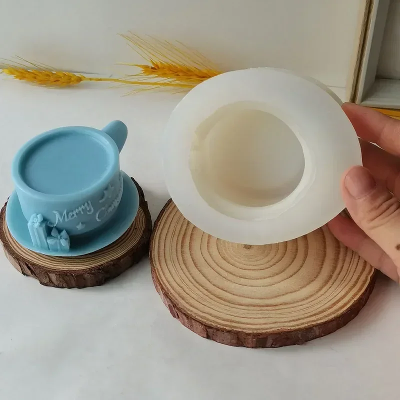 High-quality Coffee Mug Shaped Silicone Mold Milk Tea Cup Design for Candles Baking Soap Chocolate Cake Ice Cream Home Decor