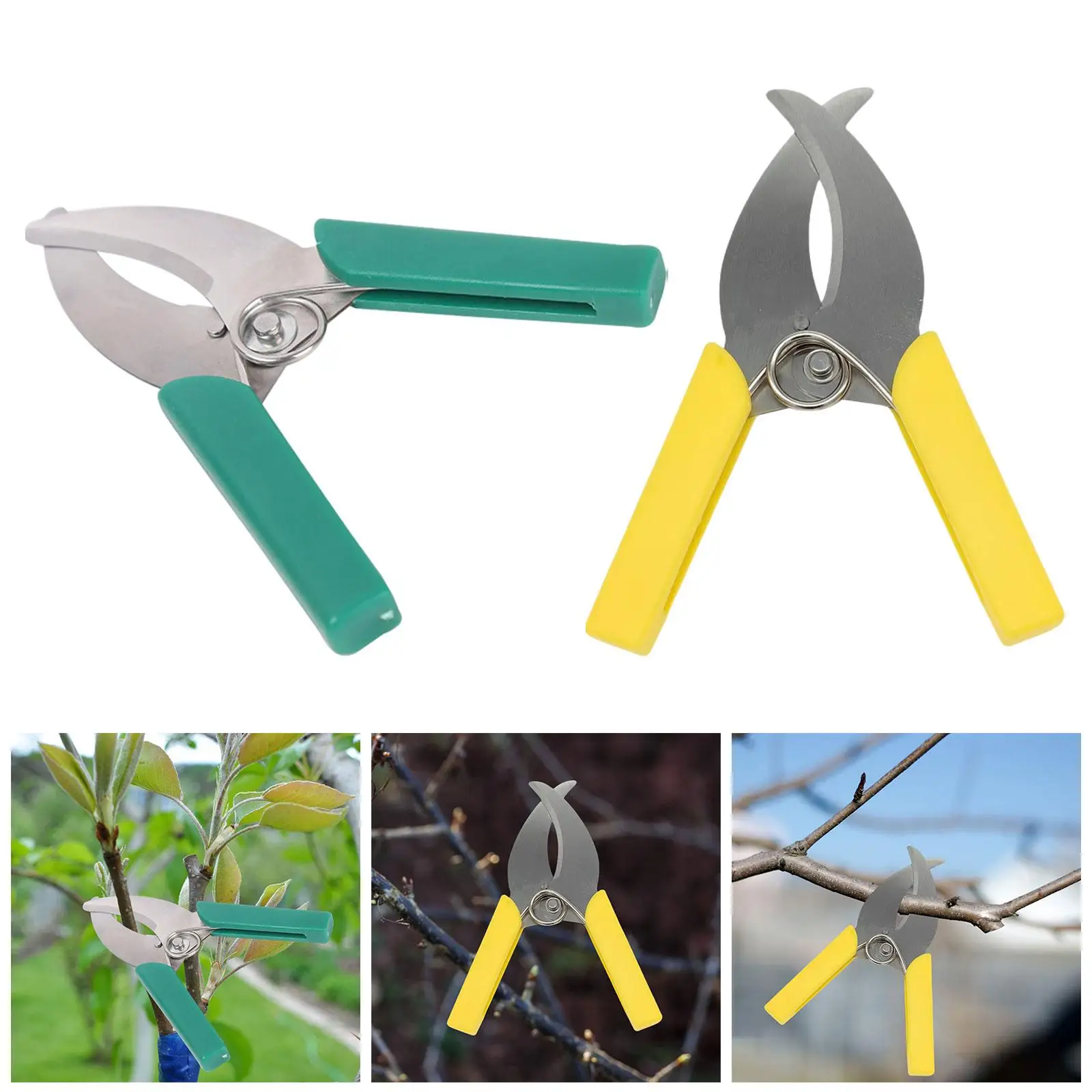 Ring Barking Cutter Scissor Garden Tree Pruning Scissor Hand Grafting Tool for Potted Plant Fruit Tree Garden Grape Orchard