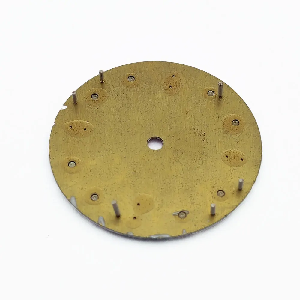 قرص الساعة NH35 Creative Kanagawa 28.5 ملم قرص الساعة لوحة زيتية مضيئة بالكامل متوافقة مع حركات Eta 2824/Miyota 8215