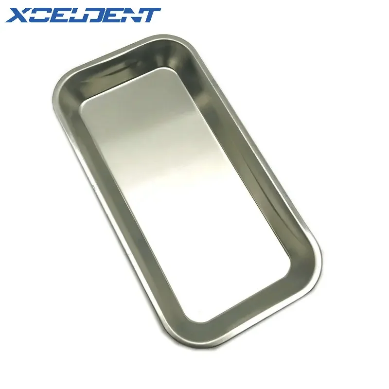 

Dental Stainless Steel Medical Tray Square Plate Oral Care Dentist Materials Plates for Teeth Dental Laboratory Equipment