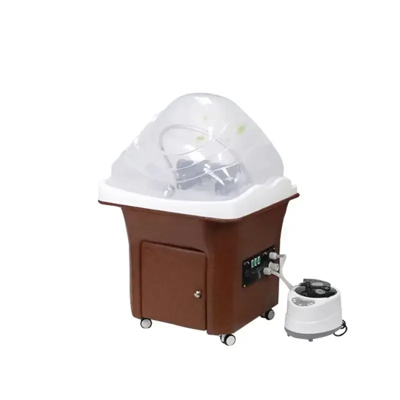 Scalp SPA fumigation mobile independent shampoo basin with water circulation for beauty treatment