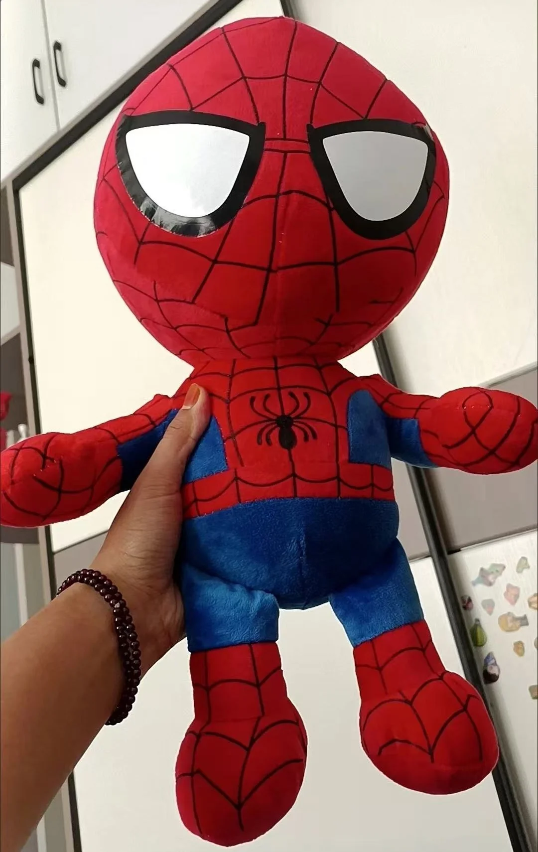 

45cm Hero Iron man Spiderman Captain America Stuffed Plush Toy Spider man Doll home Ornament decor Bed Sofa pillow kids Gift