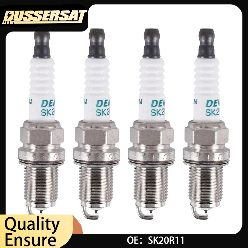 1/4pcs Dual Iridium Denso Spark Plugs 90919 SK20R11 For Toyota Camry RAV4 Avalon Lexus HS250h Base/Premium Sedan 4-Door 2.4L