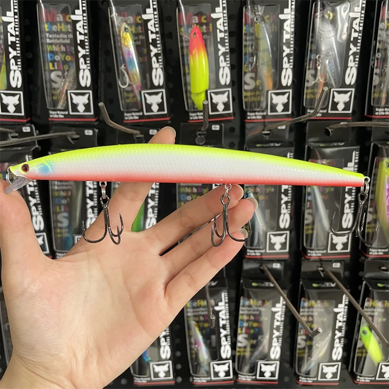 8130 18cm23g1PCS LURETV المستوردة الطائر بطل تحوم في الماء الضحل طعم مينولتا لرمي طويل المدى من جثم الطعم المزيف #5