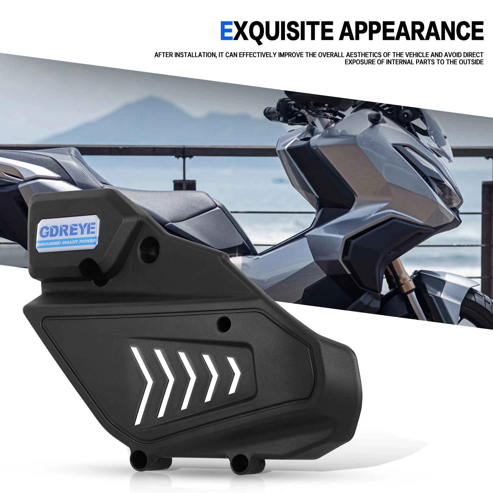 جديد حزمة الضغط العالي الغطاء الواقي زيت المحرك غطاء مضاد للسرقة الحرس الزخرفية لهوندا ADV350 2024 NSS350 FORZA350