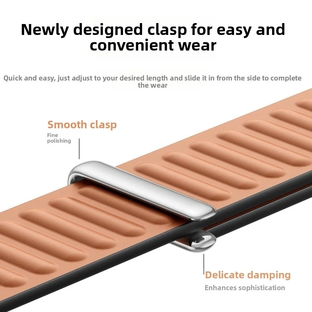 PU Leather Loop Watch Strap Replacement Adjustable Wristband Sport Band Strap for Google Fitbit Air Smart Watch Accessories