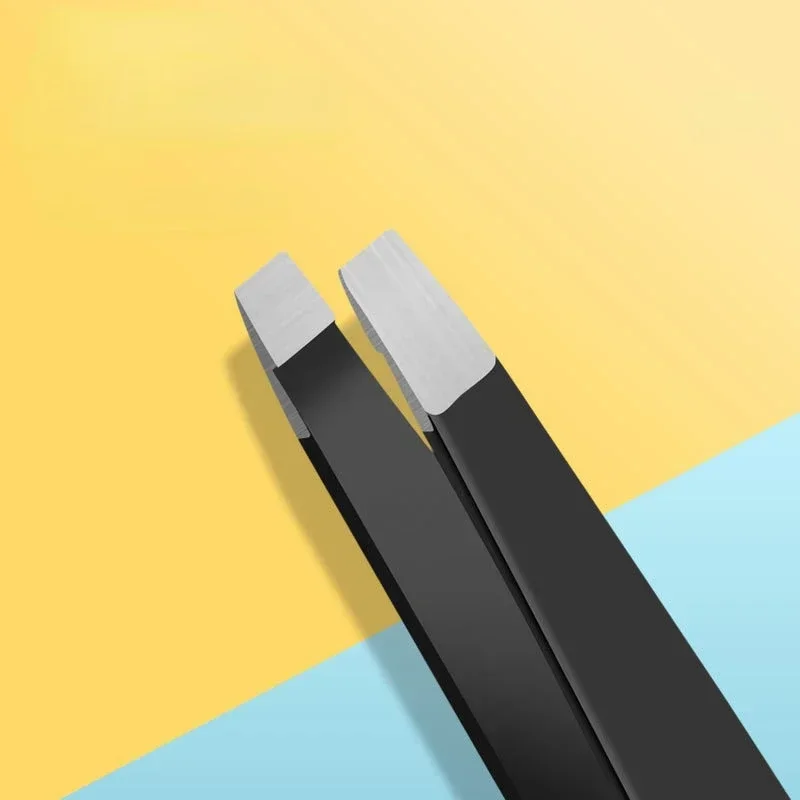 Stainless Steel Eyebrow Tweezers, Face Hair Removal, Eye Brow Trimmer, Eyelash Clip, Cosmetic Beauty Makeup Tool (1pcs)