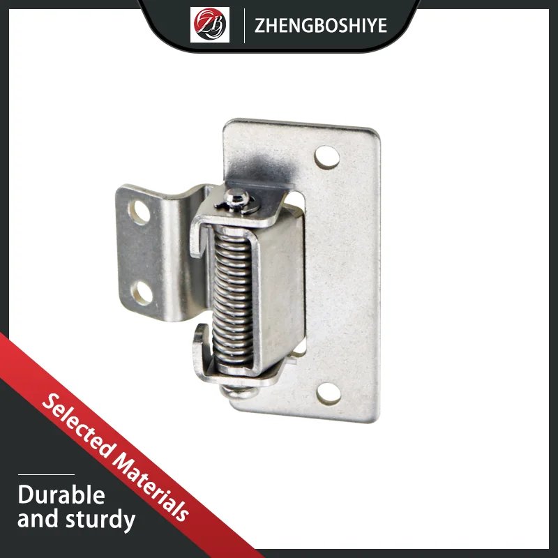 

Spring Hinge 90 Degree Rotation Automatic Reset Closing Electrical Box Cabinet Door Hinge 304 Stainless Steel
