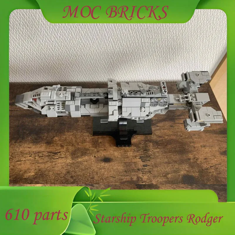 

Customize 610 Parts Starship Troopers Rodger Young Midi-Scale MOC Building Bricks Model DIY Creative Assembly Bricks Toy Gifts