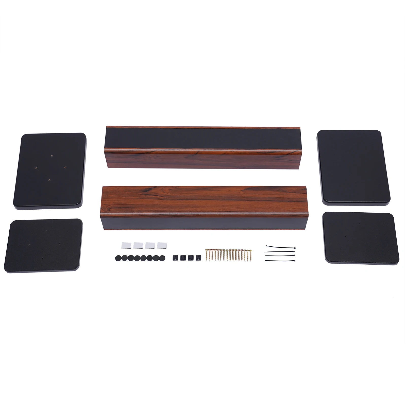 Dalbergia MDF المواد 70 سنتيمتر عالية قوس الصوت للصدمات المرجحة رف الكتب إطار مكبر الصوت قاعدة دعم الإطار