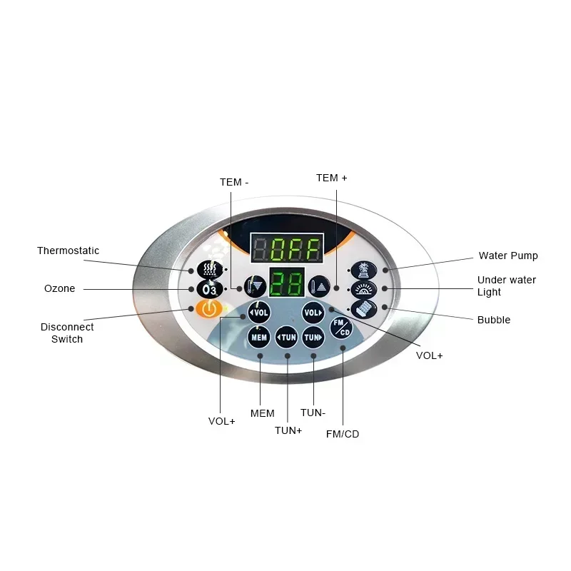 sale For KL-819 Massage Bath Controller Control Board Used in conjunction with CE Bath Computer Hydrotherapy Control System