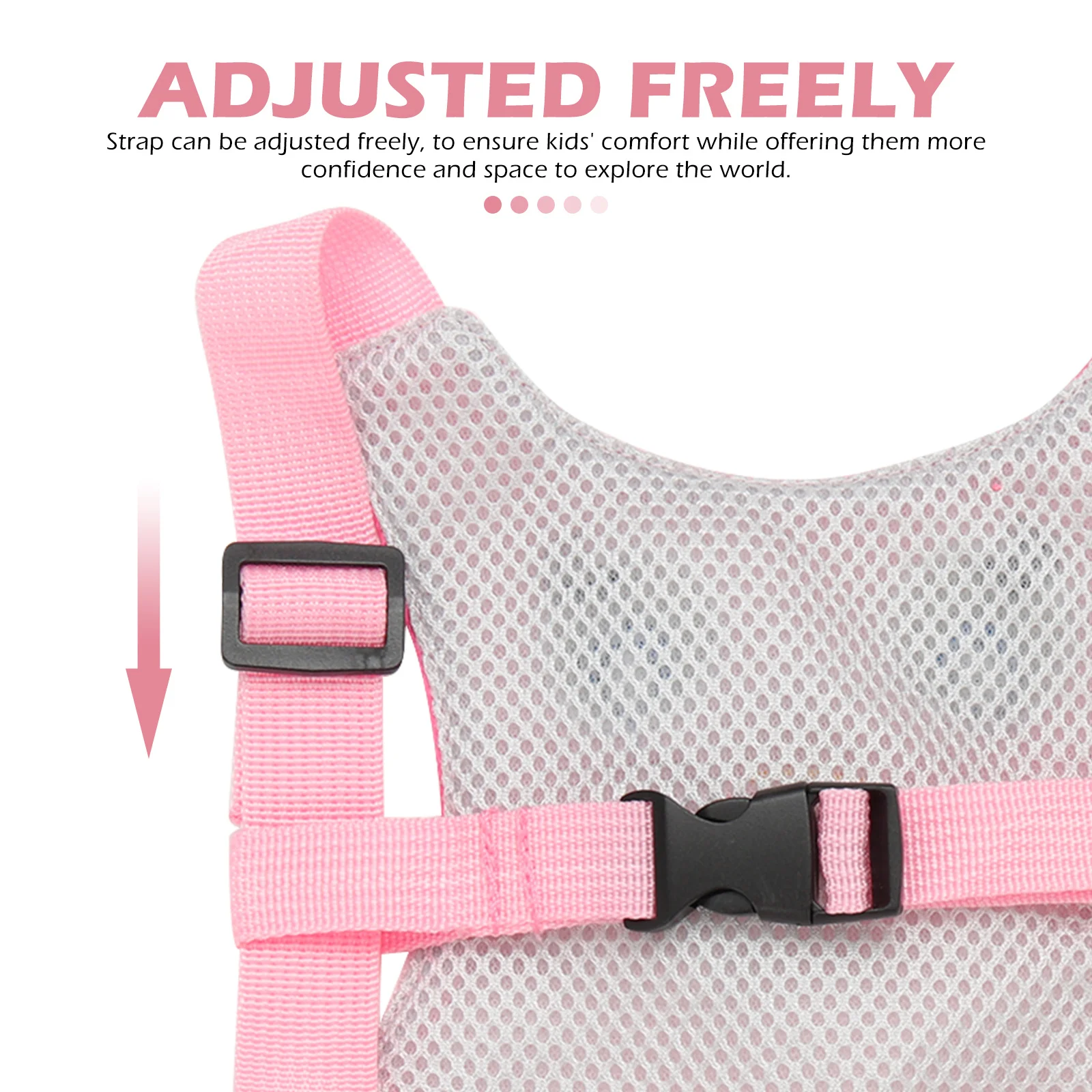 

1Set Child Safety Anti-Lost Leash Toddler Harness with Long Leash for Park Bathroom Diner Hall Easy to Wear Comfortable