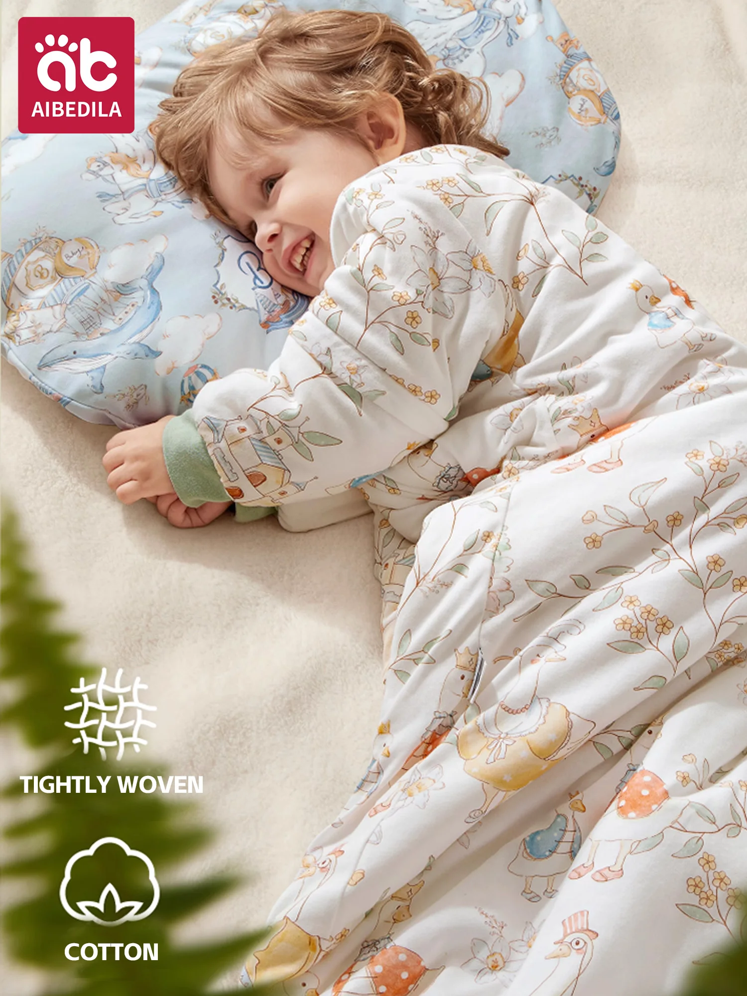 AIBEDILA الرضع كيس النوم الدافئة لينة الطفل كيس النوم ضوء الراحة الشتاء الاطفال نيسيي يمكن ارتداؤها بطانية صبي/فتاة 0-2T الصغار