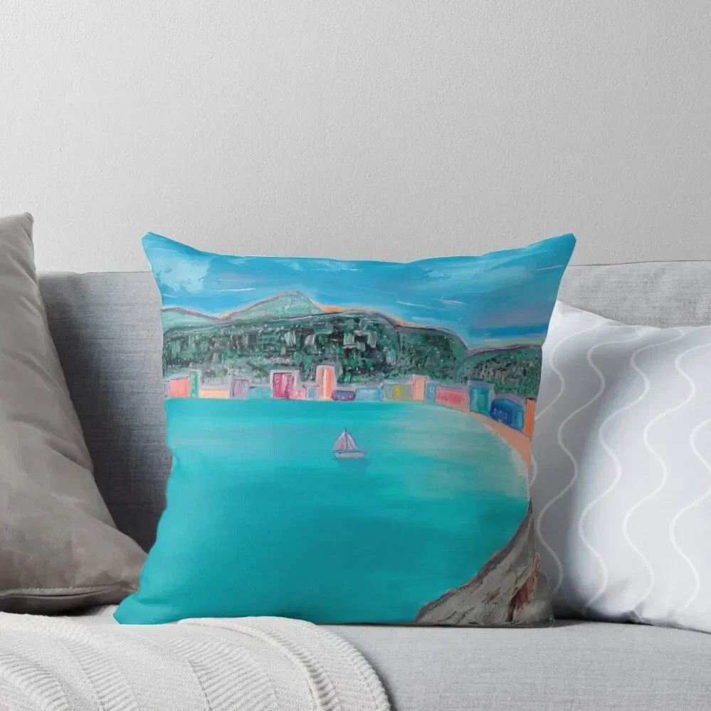 French Riviera #3 Throw Pillow christmas supplies Christmas Covers pillow