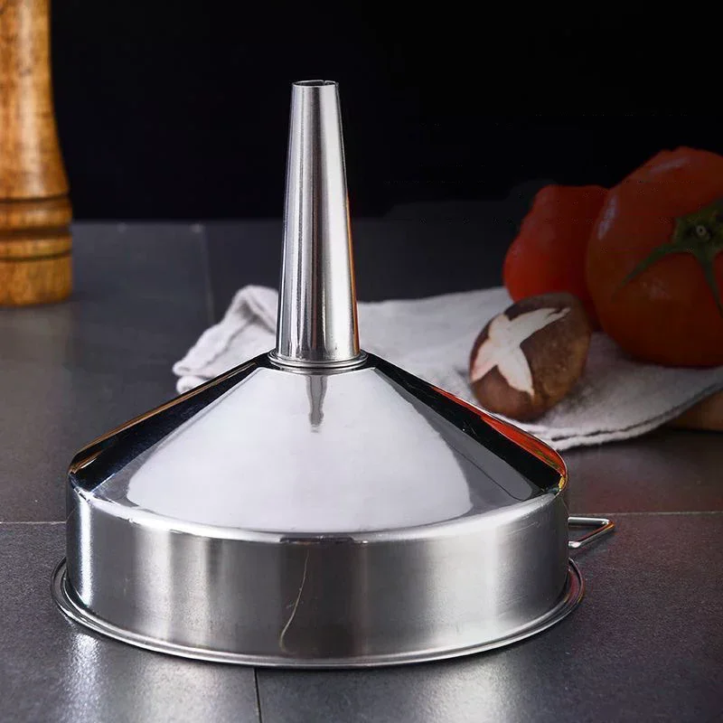Metal Funnel For Canning Kitchen Tools Kitchen Accessories Wide Mouth Funnels Bar Wine Beer Oil Flask Funnel