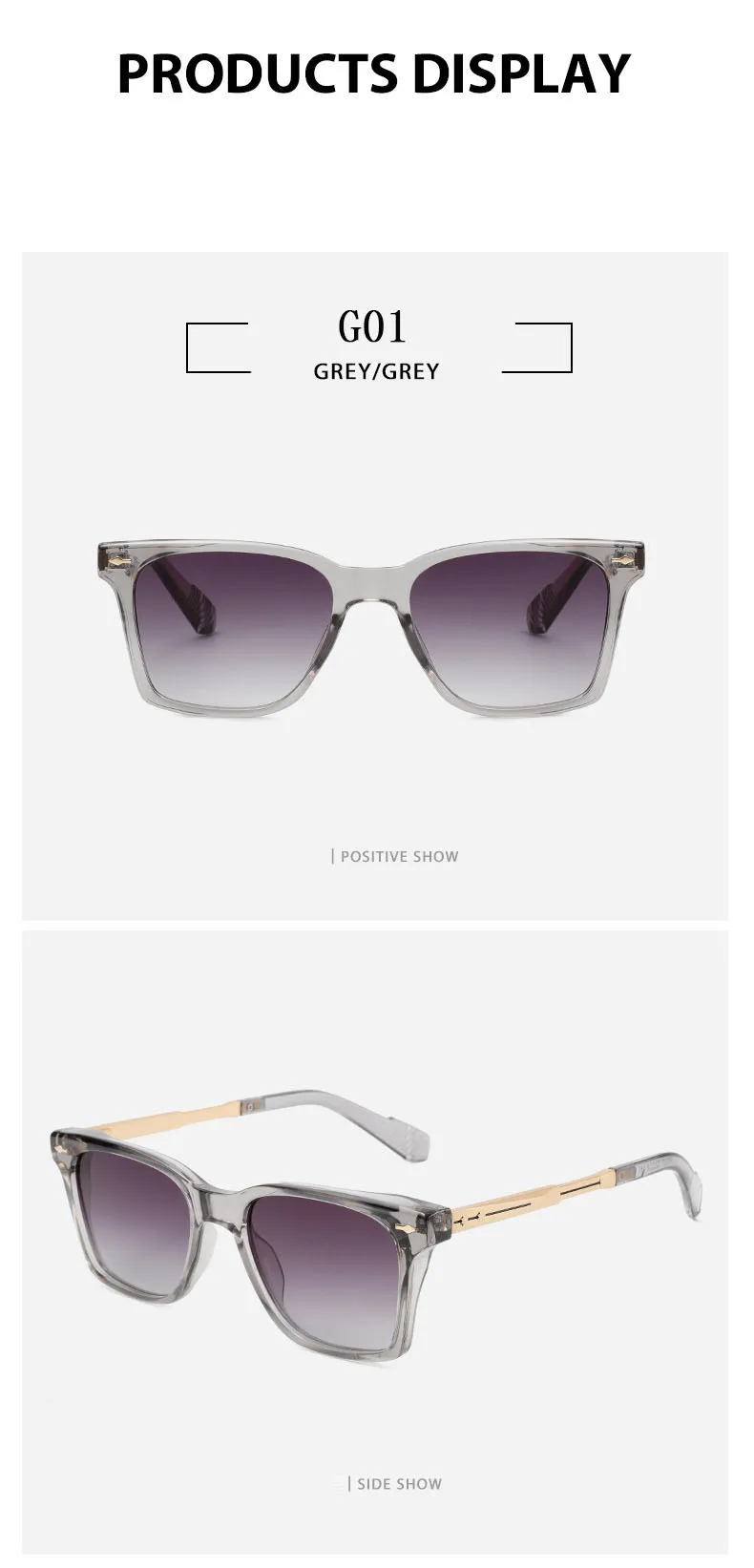 Mode Sonnenbrillen Frauen 2025, Vintage Quadrat Sonnenbrille Männer Retro Brille Dropshipping Gafas De Sol Hombre Lunette Soleil Femme – Detail 12