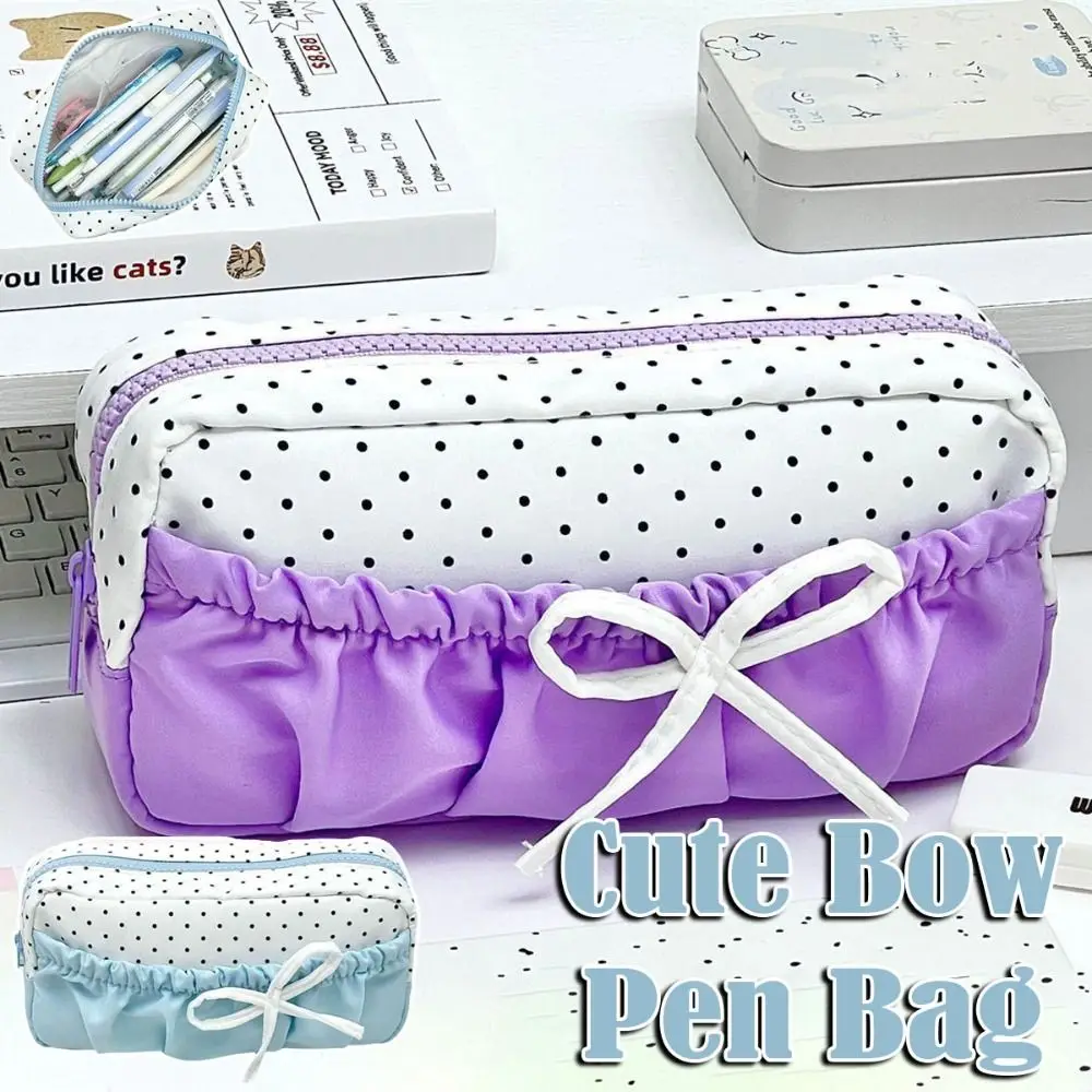 Cartoon Cute Cat Pencil Case Large Capacity Multi-layer Stationery Bag Student Stationery Organizer Gifts