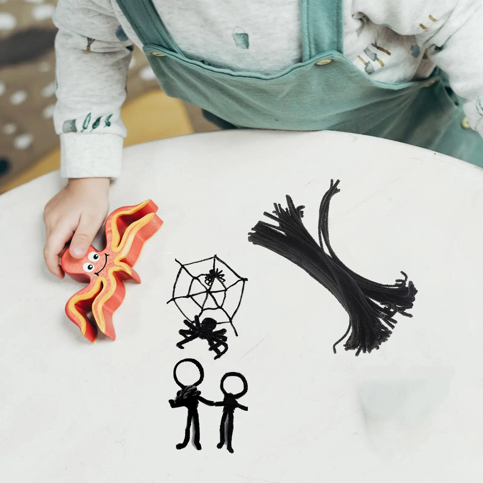 300Pcs DIY Twisted Sticks Children Crafts Making Tools Bendable Bar for Kids Educational DIY Supplies Hand Made Plaything