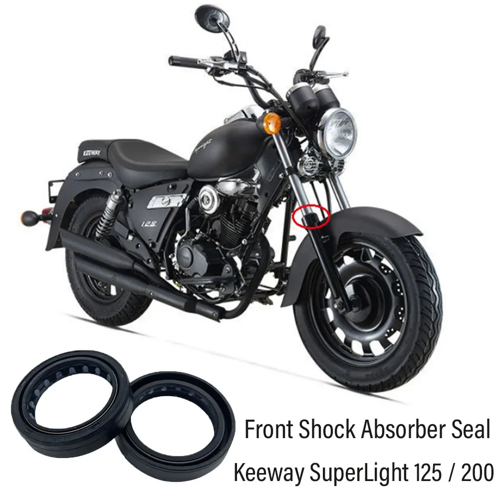 

New Fit Keeway SuperLight 125 / 200 Motorcycle Front Fork Damper Oil Seal and Dust Seal Front Fork Damper Shock Absorber