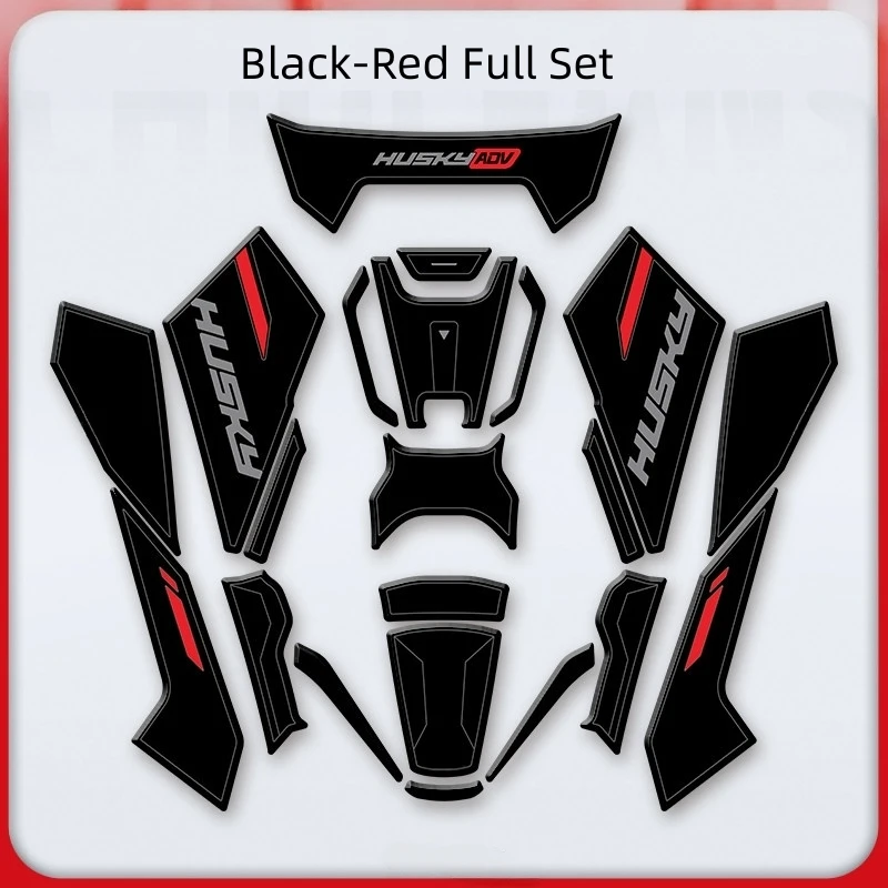 For SYM Husky ADV150 2026 Anti‑Wear Rubber Tank Sticker Durable Body Decor Protective Decal Motorcycle Mod Accessories