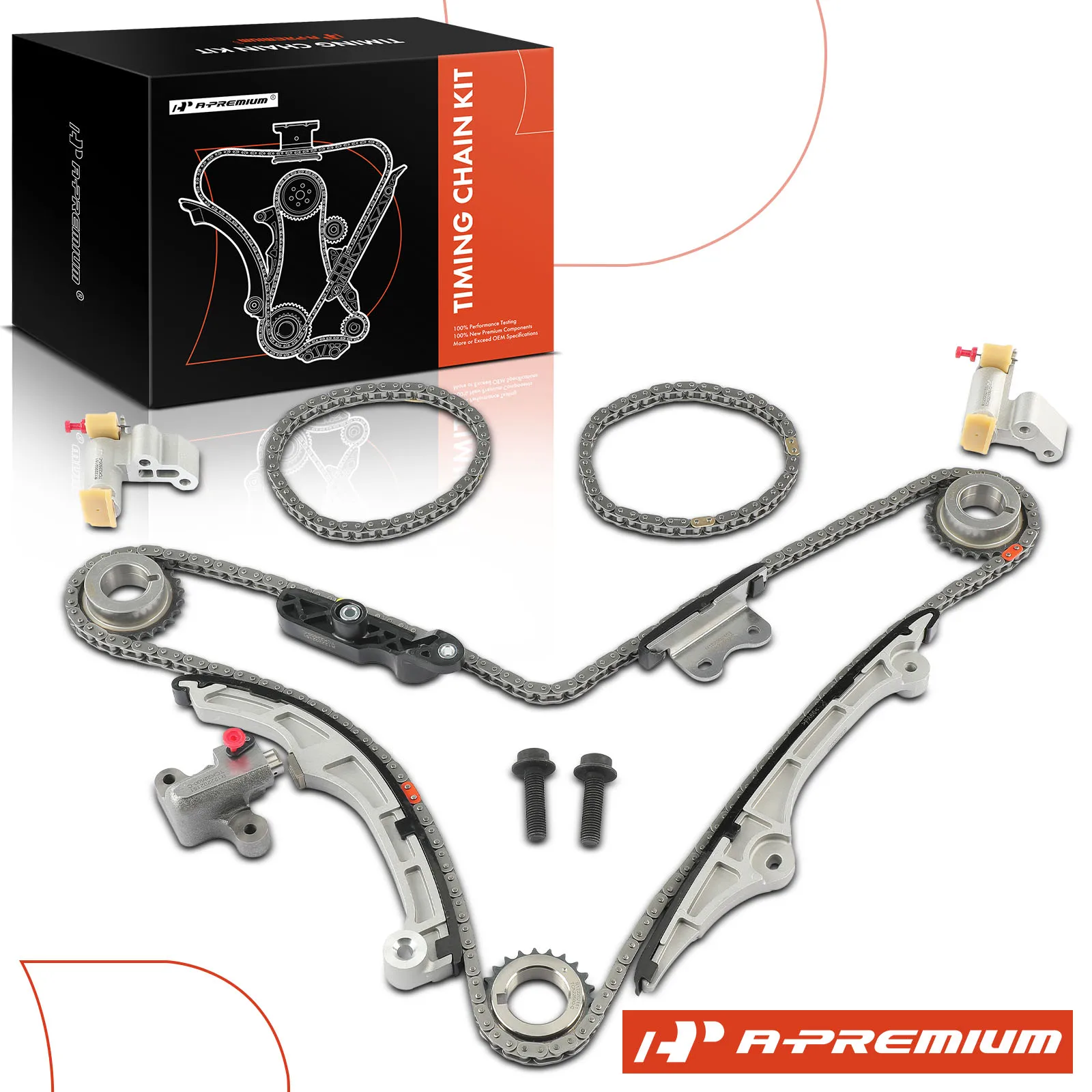 A-Premium 13x Engine Timing Chain Kit for Ford Fusion 2010 Edge 2007-2010 Taurus 2008-2011 Lincoln MKZ MKX 2007-2010 Mazda CX-9