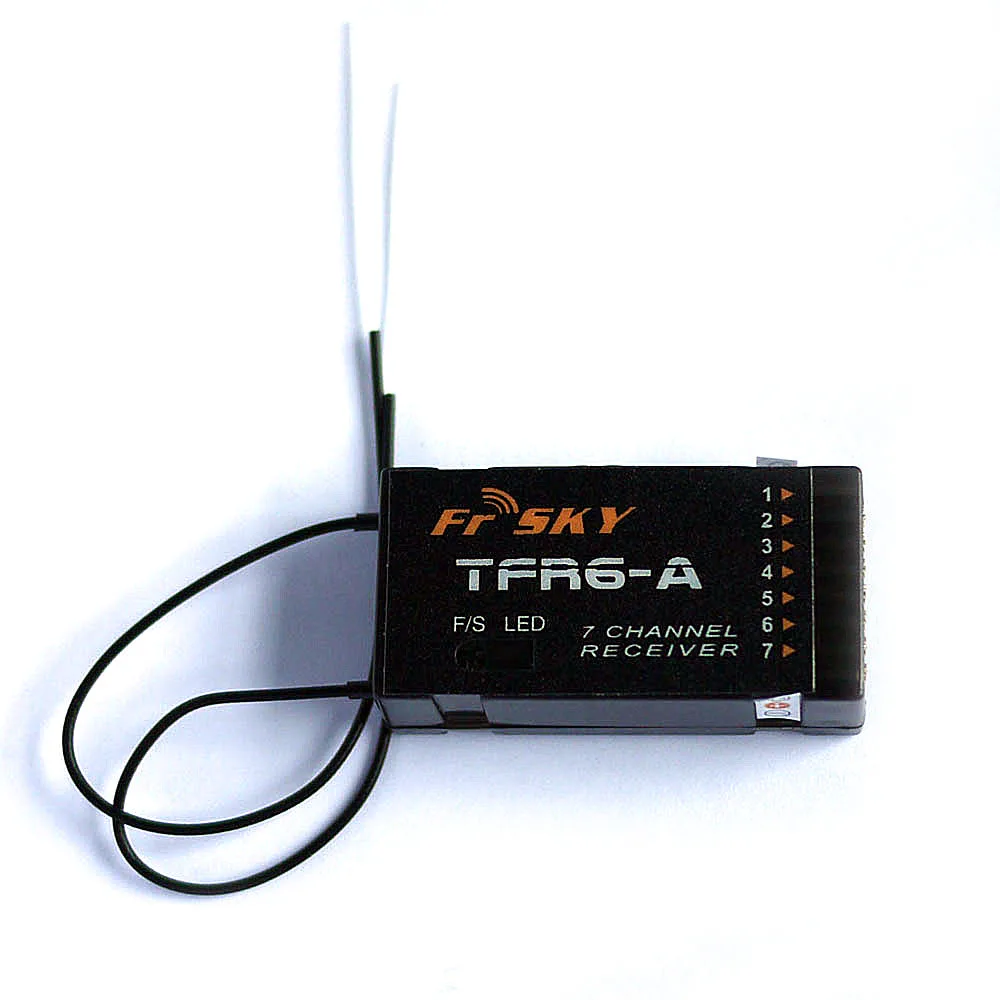 FrSky 2.4G 7CH TFR6A TFR6 7CH Receiver Compitible with Futaba FASST 2.4G Module