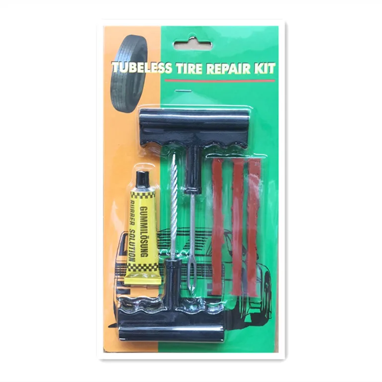 Car Tire Repair Hand Tools Kits Suitable for the Emergency Repair After the Puncture of Vacuum Tire in Outdoor and Expressway