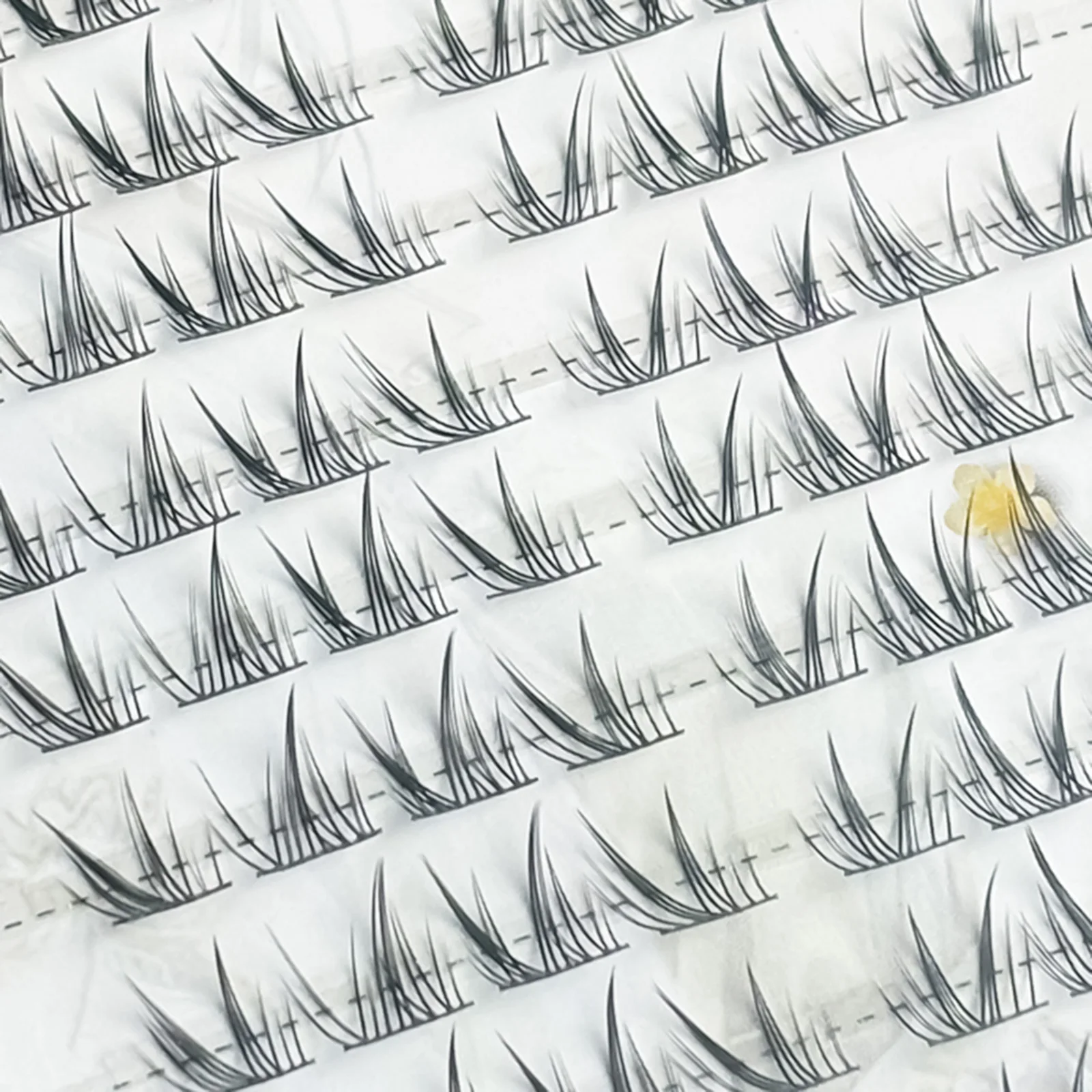 개별 클러스터 인조 속눈썹 연장 C-컬 내추럴 샤이니 파이버 속눈썹 데일리 메이크업용