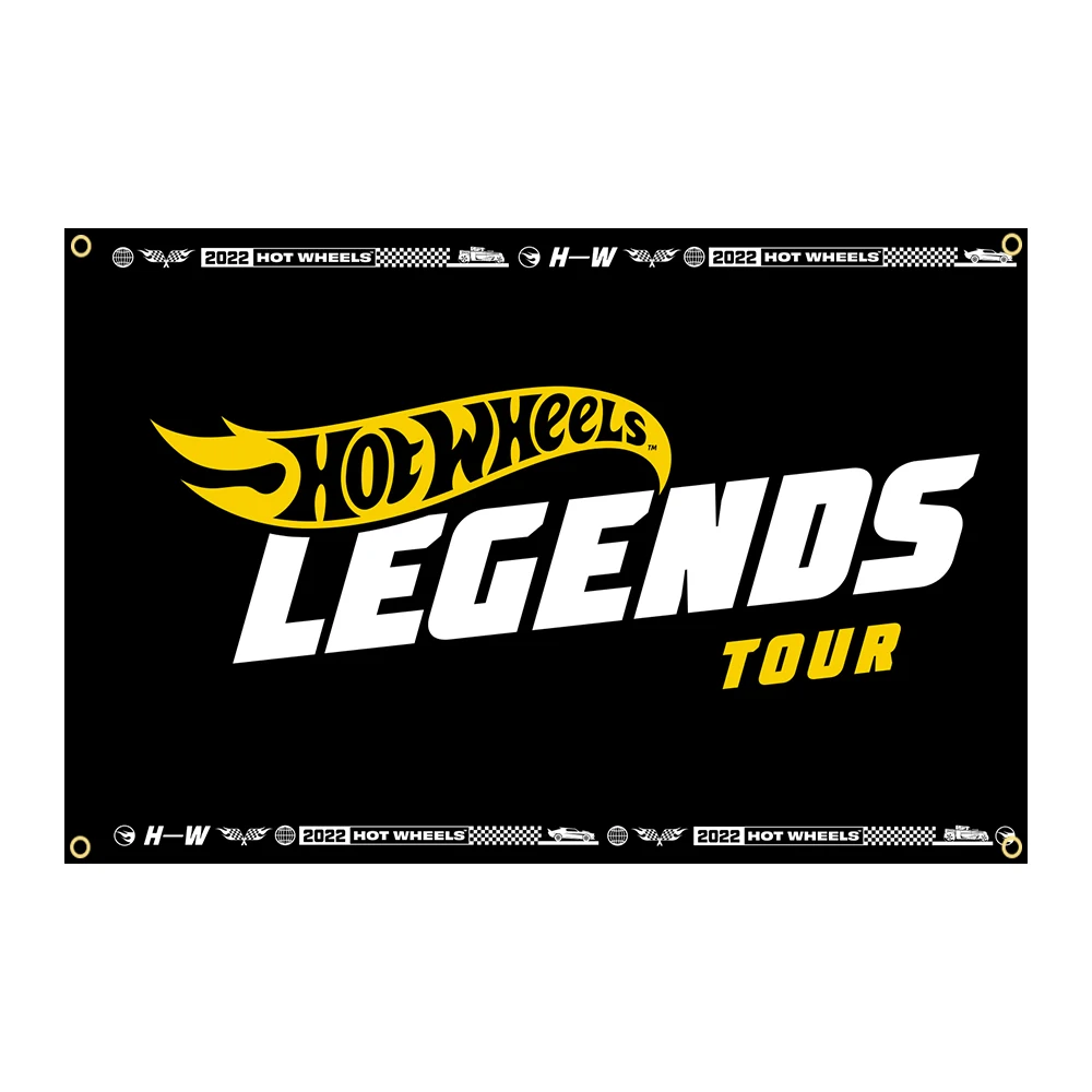 Elezione 3 x5ft 90x150CM Hot Wheels Flag 2022 legends tour Banner decorazione pubblicitaria