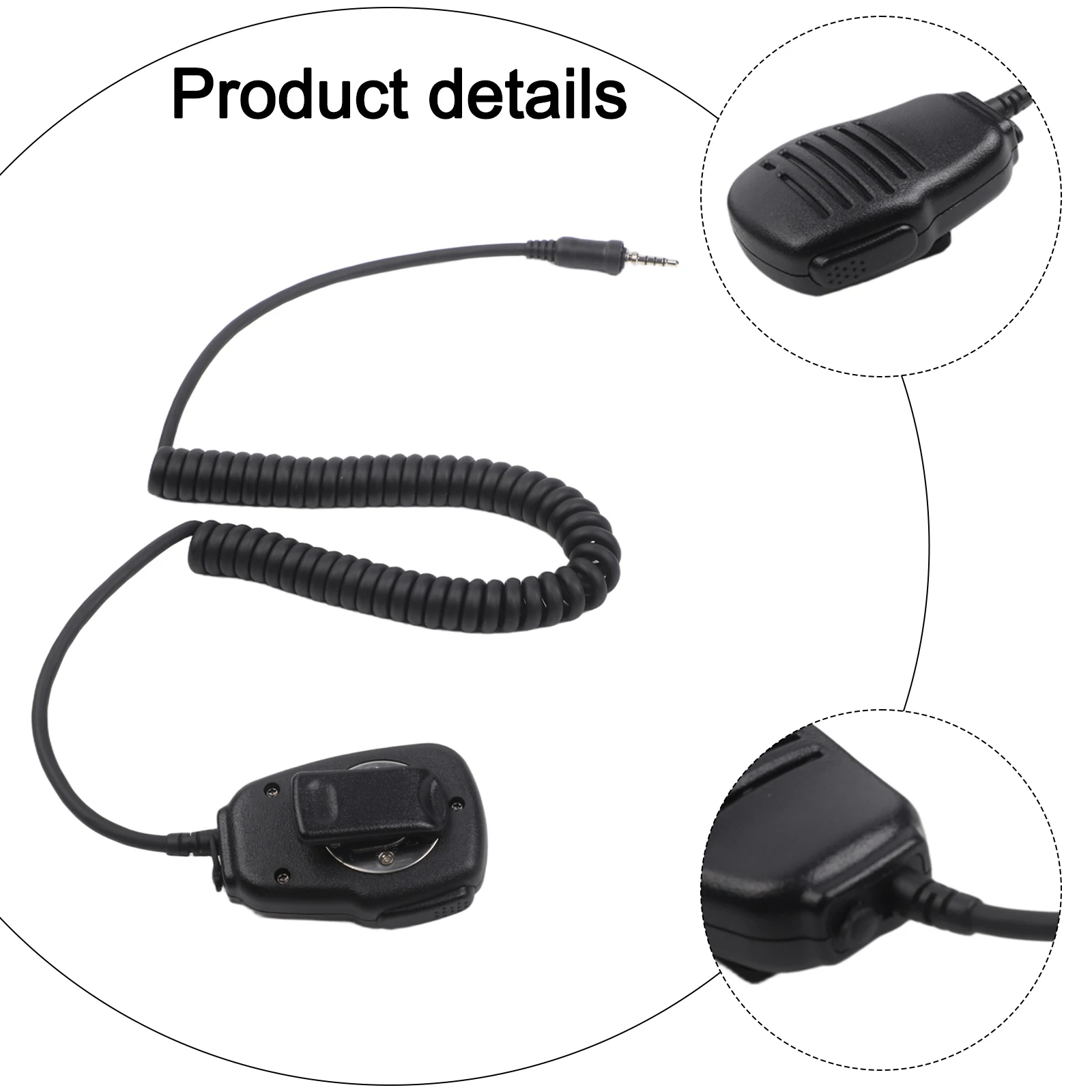 MH-57A4B Speaker Microphone For Yaesu For Vertex VX-6R VX-7R FT-270 VX-170 For Walkie For  Talkie Radio Ham Communication view 5