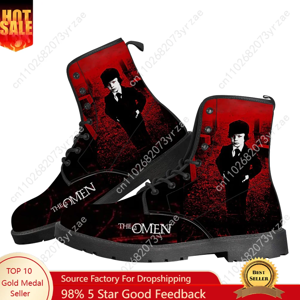 

Мужские и женские повседневные ботинки The Omen Boot для подростков, уличная обувь высокого качества с индивидуальным повседневным легким узором, обувь на заказ