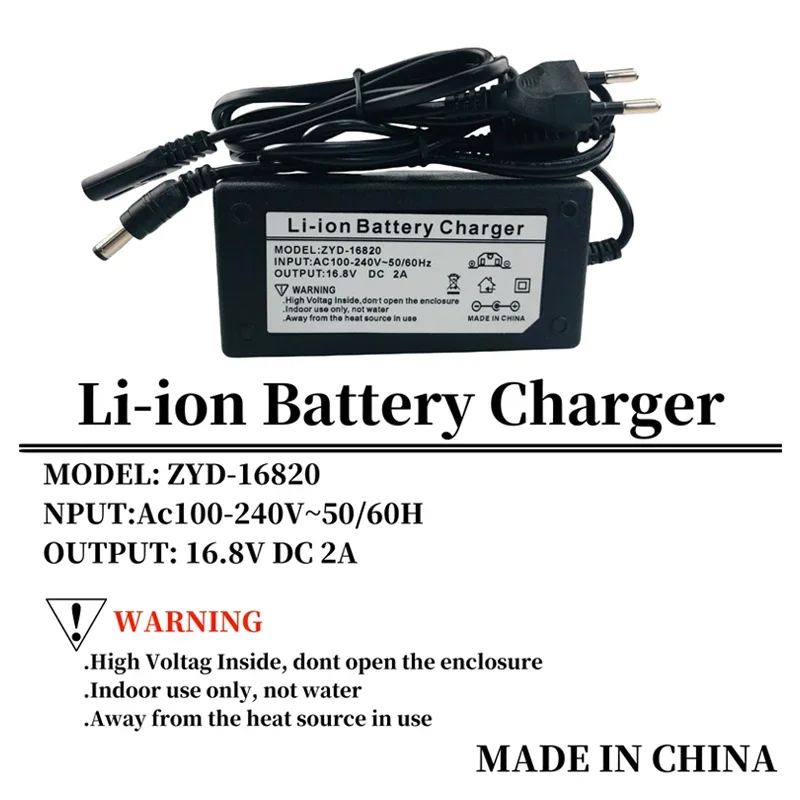 4S10P 14.8V 30Ah 444Watt 18650 Lithium Battery Pack with BMS for Inverter Smart Robot High-power Equipment Etc+16.8V charger